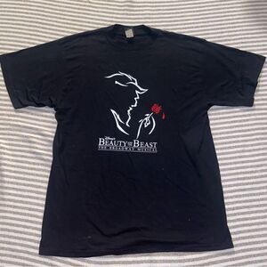 Disney Beauty and the Beast Broadway‎ Musical T Shirt XL Vintage Made in USA